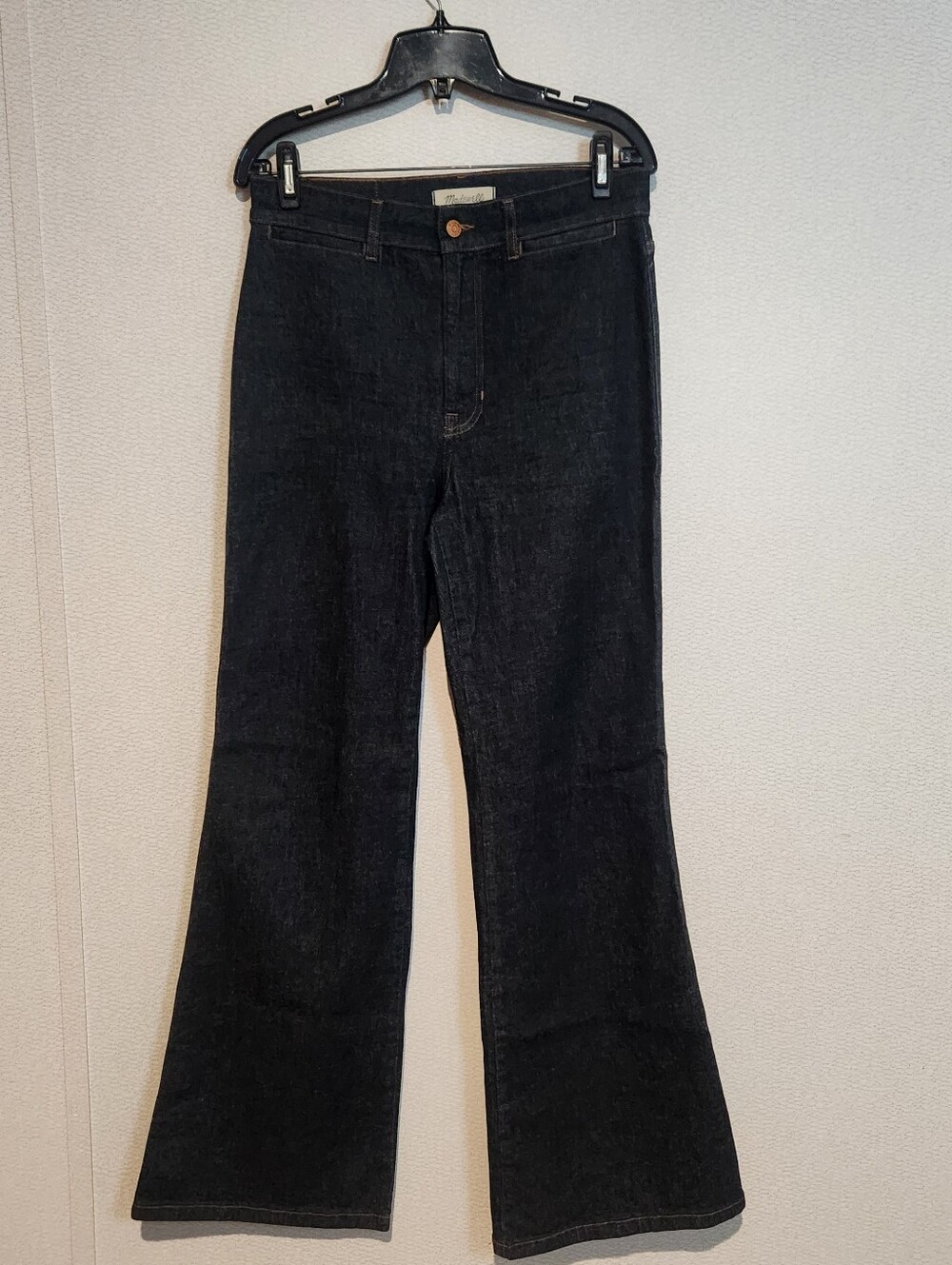 Madewell 11" High Rise Flare Jeans In Durland Wash Size 28